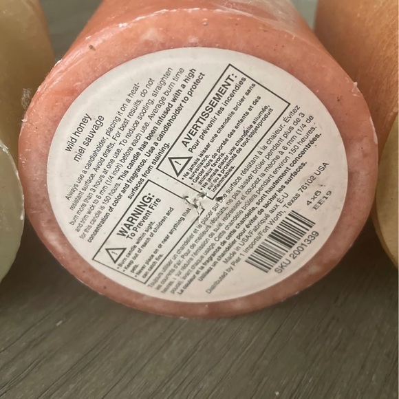 Bundle of 6 pre-loved autumnal colored candles - Picture 9 of 12